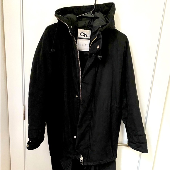 Chapter Men’s Black Coat W/ Removable Bottom Layer - Picture 1 of 5